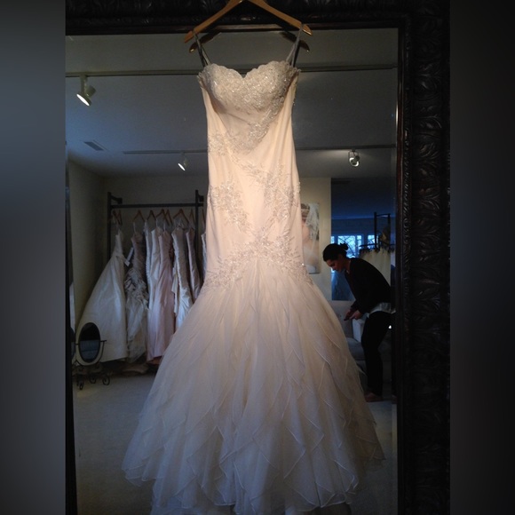 Matthew Christopher Wedding Dress - Picture 2 of 12